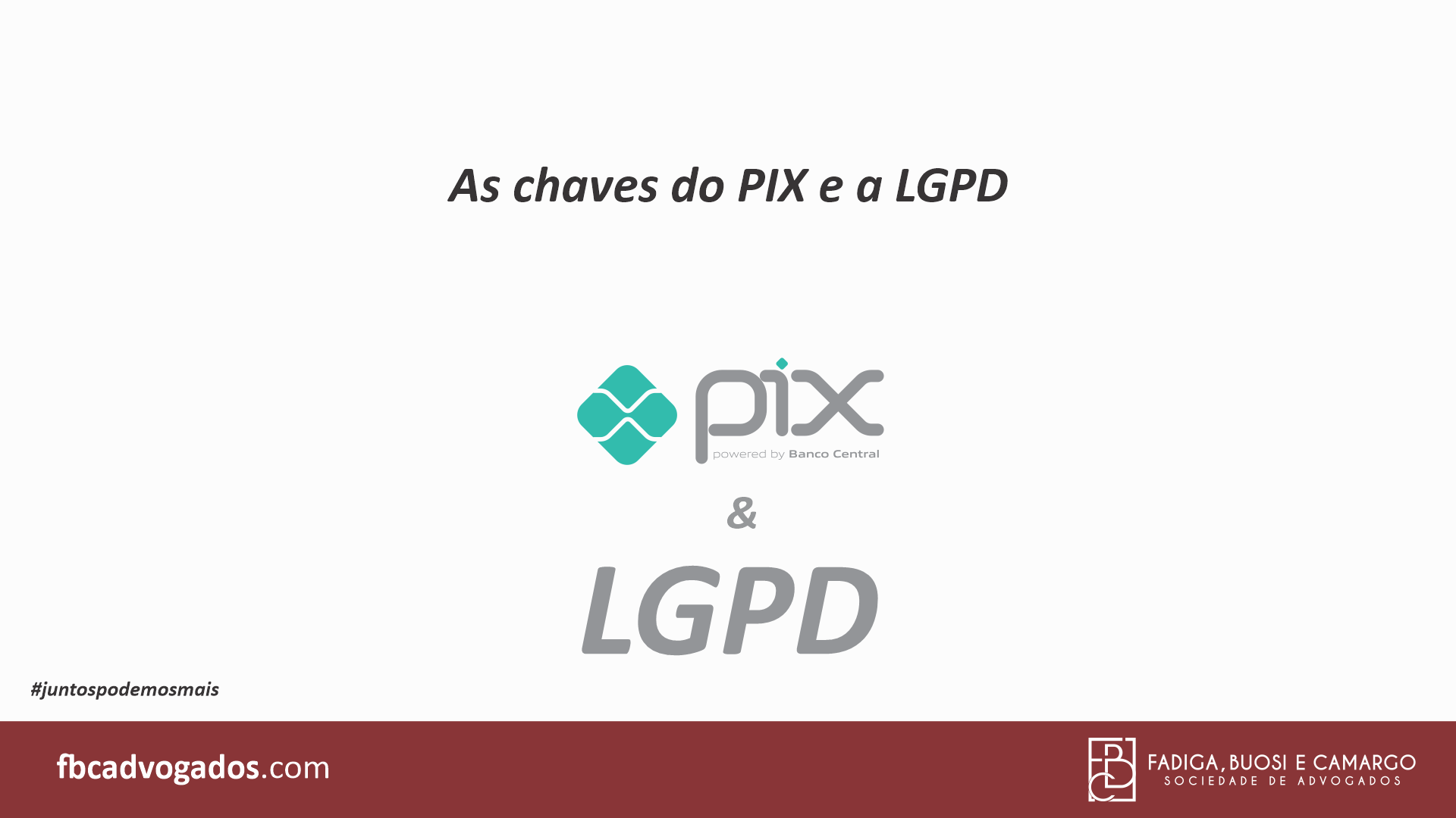 As chaves do PIX e a LGPD
